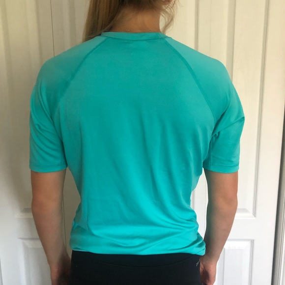 Turquoise Roxy pool/beach T-shirt - Picture 3 of 3